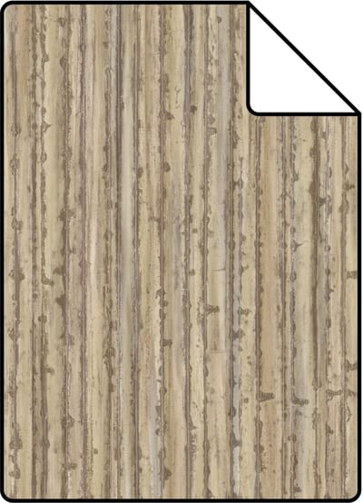Proefstaal Origin Wallcoverings behang bamboe lichtbruin - 26,5 x 21 cm - 347401-S