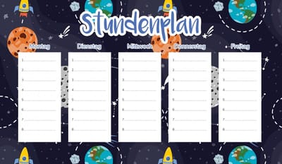 Wallvy - Magnetische Lesplan - Sterrenbeelden - 30x17,5CM