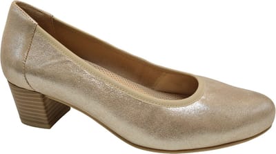 Caprice 9-22308-42 341 H-breedte Dames Pump - Goud - 37