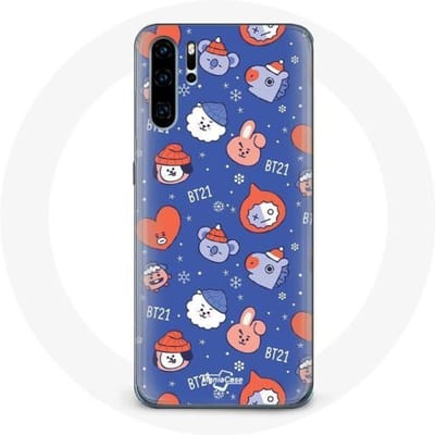 Coque pour Huawei P30 BTS Bangtan Sonyeondan BT21 Noël 2023