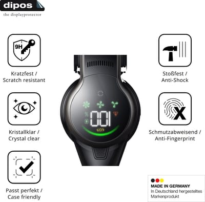 dipos – 2x Pantserfolie geschikt voor MOVA S2 | 9H Screenprotector