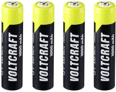 VOLTCRAFT Endurance HR03 Oplaadbare AAA batterij (potlood) NiMH 1000 mAh 1.2 V 4 stuk(s)