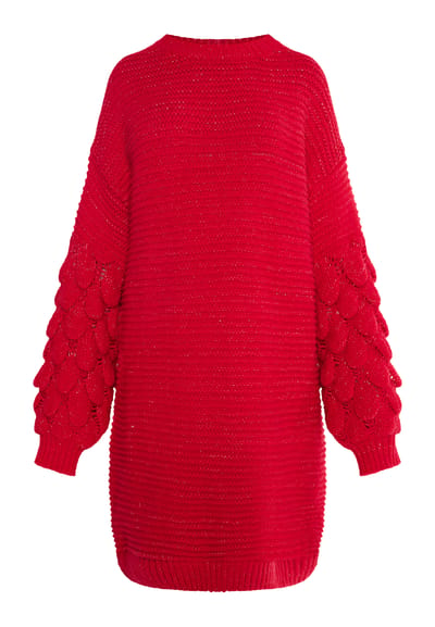 IZIA Gebreide jurk Dames rood