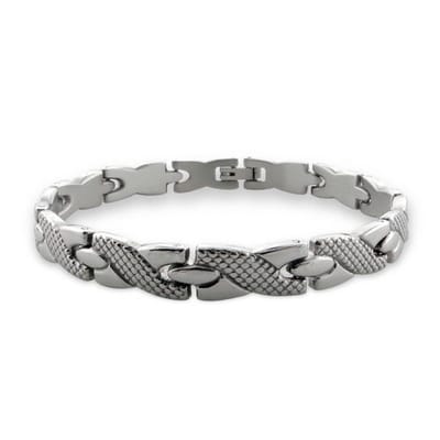 Amanto Armband Azat - 316L Staal - Kruis - 6mm - 21cm
