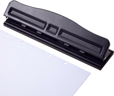 4-vaks pons - verstelbaar - zwart - metaal - 29 x 6,5 x 5 cm