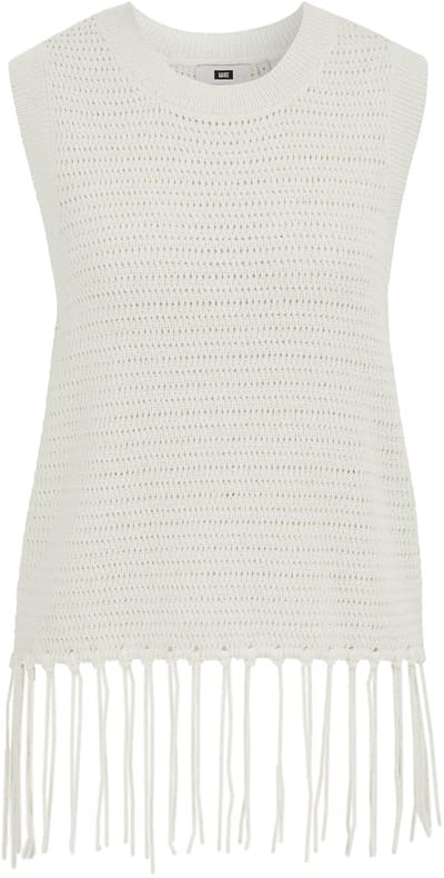 WE Fashion Dames gebreide top met structuur