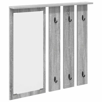 vidaXL - Wandgemonteerde - kapstok - Muurmontage - Grijs - sonoma - Bewerkt - hout