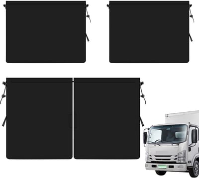 longziming -Auto Privacygordijnen Set – Verduisterend & UV-werend – Eenvoudige Montage – 4-delig voor Meeste Autotypes