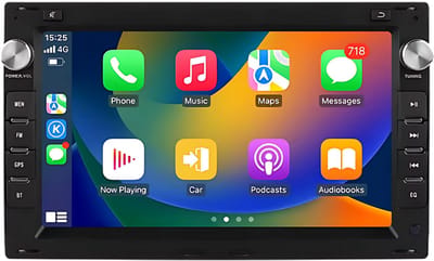 Autoradio met bluetooth - Carplay - Voor VW Golf 4, Passat, Polo, Transporter T5, Multivan, Seat Jetta - Geschikt voor Apple en Android - Stereo - Navigatie - Navigatiesysteem auto - 2GB 32GB - 7"