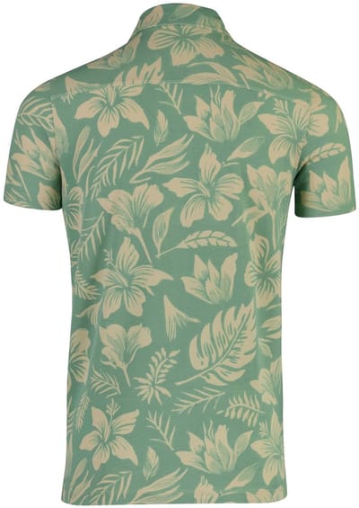 New Zealand poloshirt korte mouw groen