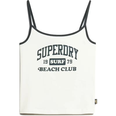 Superdry - Athletic Essentials Cami Top met logo - Dames - Vesten