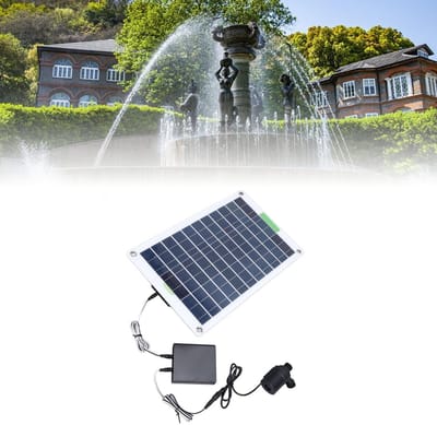Allecto - Zonne-waterpomp - Professionele Fonteinpomp - Duurzaam en Energiezuinig - 16,4FT Maximale Hefhoogte - Geschikt voor Tuin en Vijver - 100W...