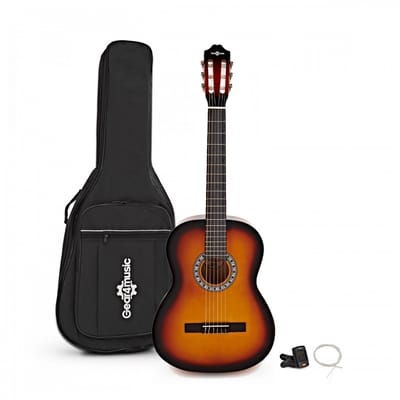 Classical Guitar Pack, Sunburst, by Gear4music