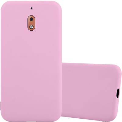 Cadorabo Hoesje geschikt voor Nokia 2.1 in CANDY ROZE - Beschermhoes gemaakt van flexibel TPU silicone Case Cover