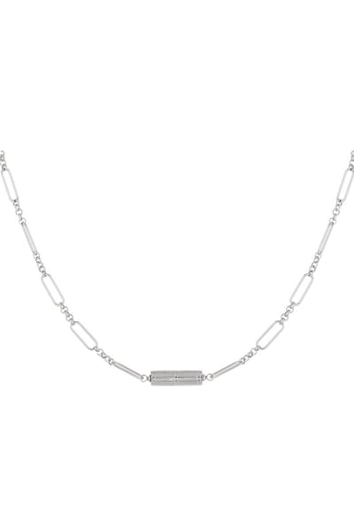 Ketting Link Chain - Zilver - Stainless Steel - Elegant - Feestdagen - Cadeau