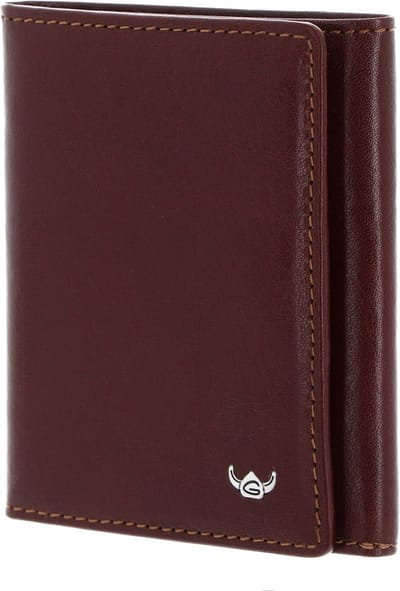 Golden Head Leren portemonnee Colorado RFID Protect Minischeintasche 1011 Tabacco bruine