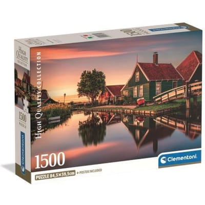 Clementoni - Puzzel - 1500 Stukjes - Zaanse Schans - Puzzel Voor Volwassenen - High Quality Collection