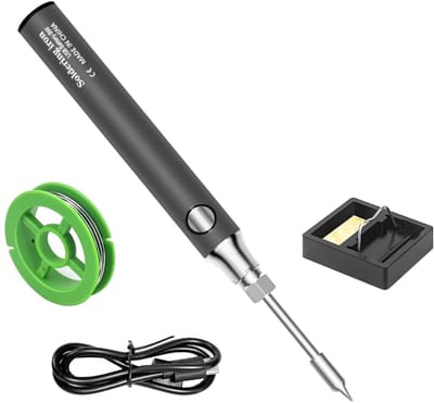 Store_8 - USB soldeerbout - draadloze soldeerbout - instelbare temperatuur 330 tot 450 ℃ - ideaal voor reparaties - geschikt voor sieraden en klein...
