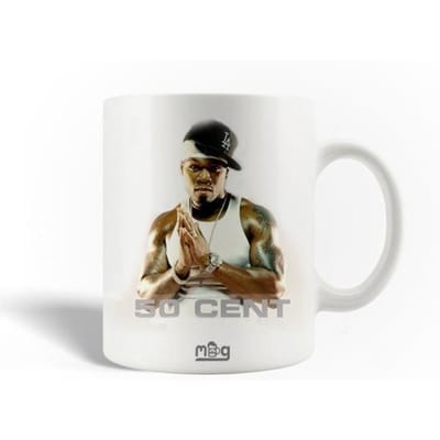 Mug en Céramique 50 Cent Rappeur Producteur de Musique Acteur Compositeur