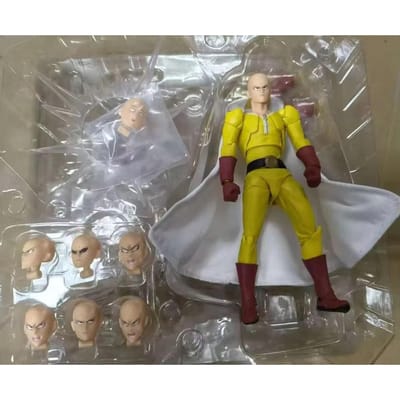 16cm Nieuwste One Punch Man Saitama Speciale Editie Meerdere Accessoires Gearticuleerd Figuur Anime Collectie Cadeau gray