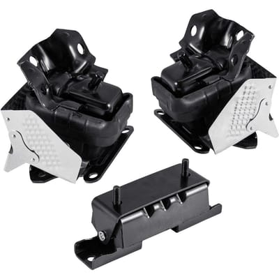 Vervangingskit Motor- en Transmissiemotorsteunen, Set van 3, Compatibel met 20072013 Chevrolet Silverado 1500 5.3L V8, Vervang OE# A5365, A5365,