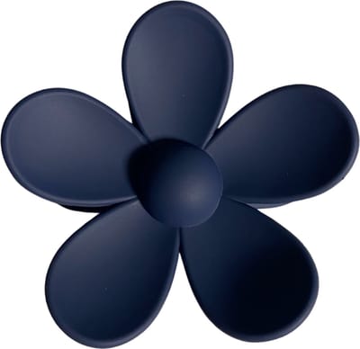 Arty’s Bloemvormige Haarklem – Navy Blue – Set van 2 – Haarclip – Haaraccessoires – Vrouwen en Meisjes – Geschikt voor alle haartypen – 7,3 cm – Stijlvol