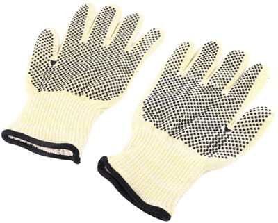 Hittebestendige BBQ Grill Handschoenen tot 800°C met Aramidevezel en Siliconen Coating voor Buiten koken en Ovengebruik