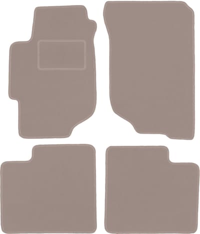 Beige veloursmatten voor: Honda Accord VI stationwagen, sedan, Type-R (1997-2002)