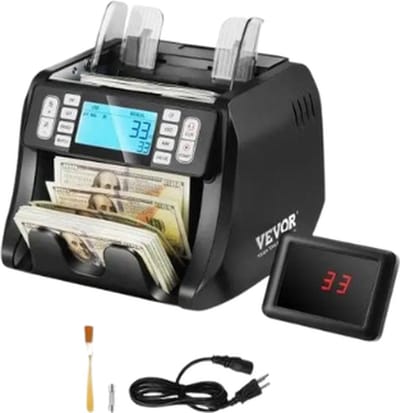 Geldtelmachines - Geldteller - Geldtelmachine biljetten - Valsgelddetector - 1200 stuks/min