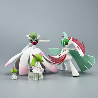 Anime Pokemon Gardevoir Figuur Gardevoir Evolutiegroep Actiefiguren Pvc Collectie Model Speelgoed Cadeaus 2-8cm white