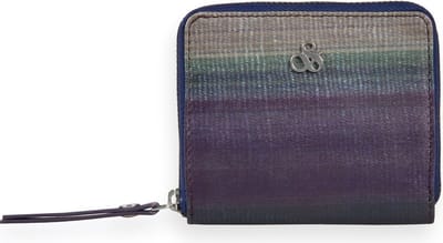 SCOTCH & SODA Leren Kaarthoes Leather Zip Wallet Combo A Veelkleurig