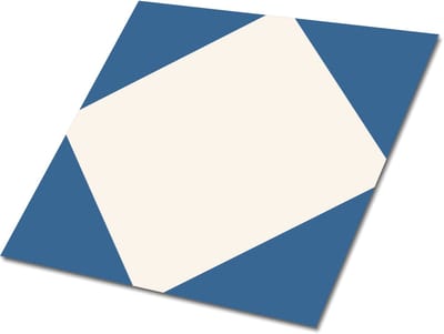 Tulup PVC Tegels - Diamant Vinyl Tegels - 30 cm x 30 cm - Blauw Zelfklevende PVC Tegels - Set van 9 - Zelfklevende Vinyl Tegels - Geometrisch Plaktegels - Vinyl Vloer Tegels - Plaktegels keuken en Badkamer