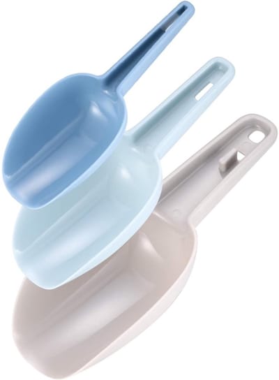 EXCITAT Scoops - Plastic ijsscheppen - Weegscheppen - Geschikt voor keuken, bar, buffet, feest, ontbijtgranen - 3 stuks