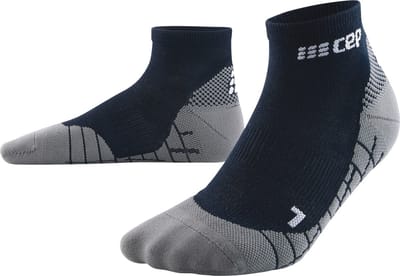 CEP Hiking Light Merino Low-Cut Compressie - Diep blauw/Zwart - Heren(45-48)