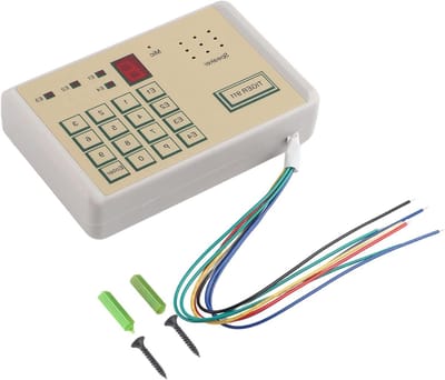 Alarm Systeem - Automatische Dialer - Huis Beveiliging - Opslag 4 Nummers - 14x14x4 cm - Wit