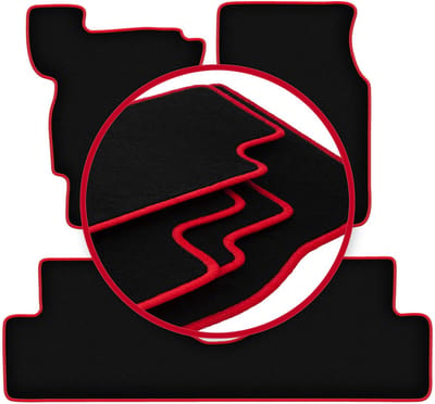 CARLUX-RED automatten voor: Honda Concerto liftback (1988-1994)