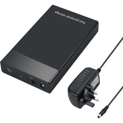 Boîtier de disque dur externe 6 Gbit/s USB 3.0 vers SATA III 2,5 pouces 3,5 pouces HD UK Plug
