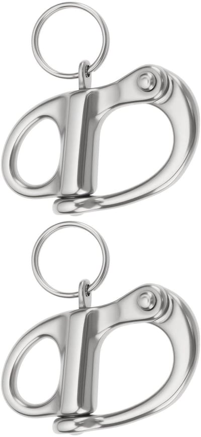 Allecto - Vaste Snap Sluiting - 100 kg Draagvermogen - Zilver - Voor