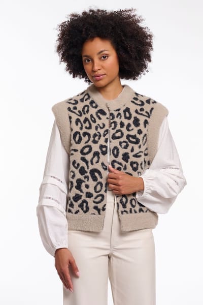 Rino & Pelle Jassen - Elona waistcoat - Panterprint