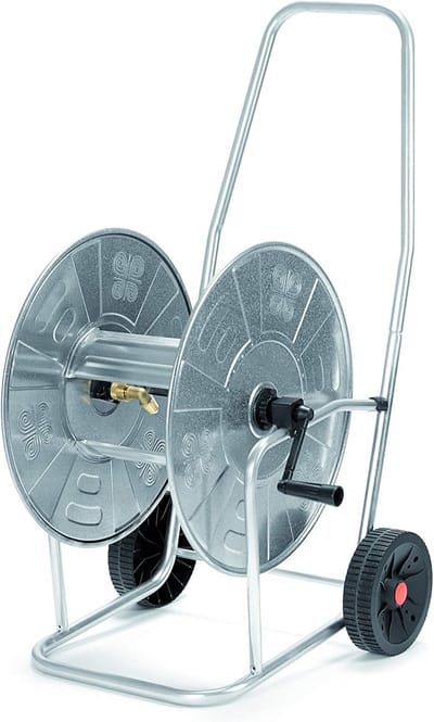 Robuuste Metalen Slangwagen voor Tuinslangen tot 120 Meter
