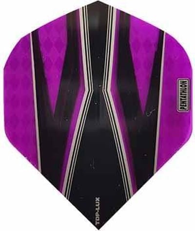 ABC Darts - Dart Flights Pentathlon - Spitfire Z paars - 10 sets