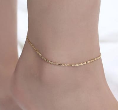 Enkelbandje dun | goud gekleurd