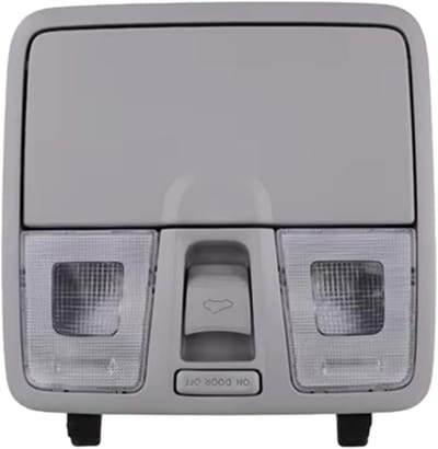 Dak Leeslamp - Interieurverlichting Auto - Auto Verlichten - Anti-verblindingsontwerp - 1x1x1 cm - Grijs