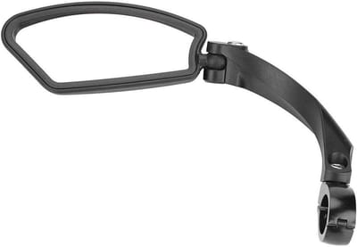 Fiets Achteruitkijkspiegel - Stuur Spiegel - Veilig Fietsen - 180 Graden Verstelbaar - 21-26mm Handvat - Zwart