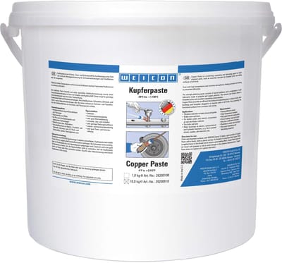 WEICON Kopervet – 10 kg – Koperkleurig smeermiddel tot 1100°C