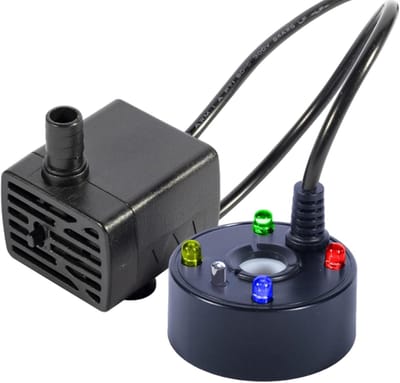 Aquarium Mistmaker - Vijver Fogger - Sfeervolle Verlichting - Ultrasone Nevel - 889 x 569 x 521 cm - Met LED