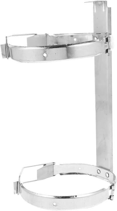 Brandblusser Rek - Montagebeugel Houder - Veilige Opslag - Stevig IJzeren Materiaal - 26X15X12CM - Zilver
