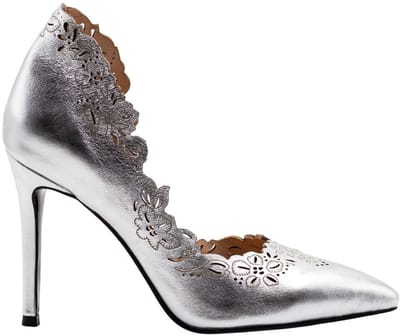 Zellini Schoenen Echt Leer Zilver - 34