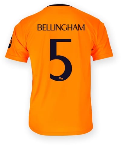 Real Madrid Uit Shirt Bellingham - Maat 116 t/m 164 - Voetbalshirt Kinderen - Jude Bellingham - 2024/2025 - Jongens en Meisjes