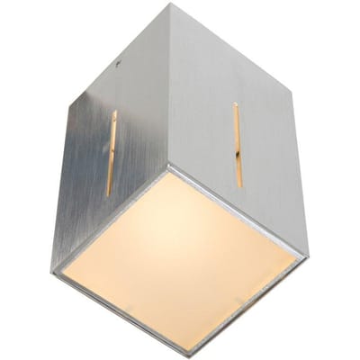 Steinhauer Ikaro - Plafondlamp - Spaarlamp - Staalkleurig -  10 cm